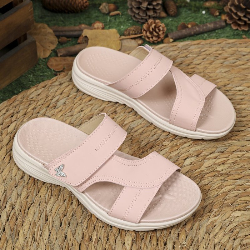 Peep Toe Heels - Sepatu Sandal Wanita Hak Wedge Platform