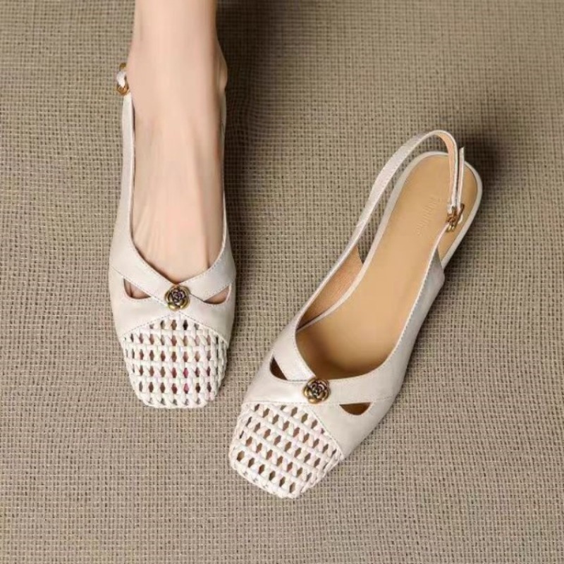 Loafer Flat Women - Sandal wanita bergaya Prancis dengan ujung