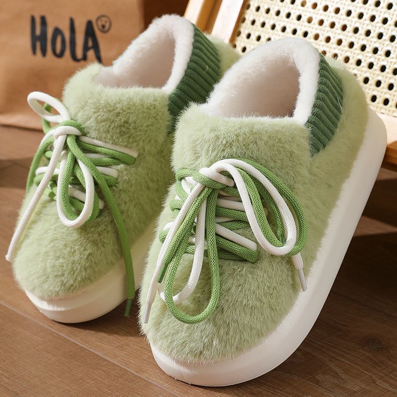 Fluffy Fur Slipper - Sandal Rumah Bulu Halus Model Stereoskopik