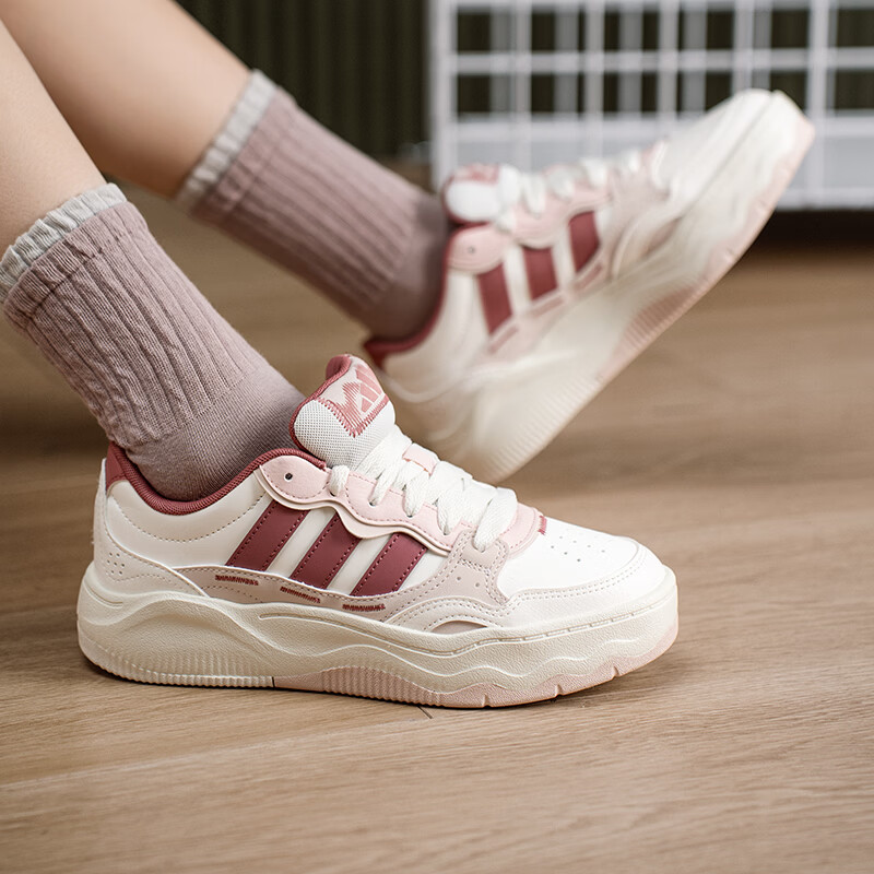 Women'S Shoes Pink Adidas - Adidas KH9028 Sepatu Kasual Platform Rendah