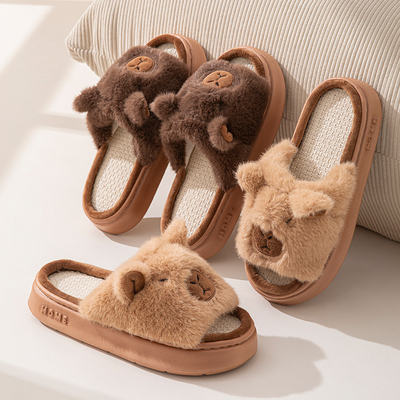 Loafer Flat Women - Sandal Wanita Motif Rami, Sandal Rumah