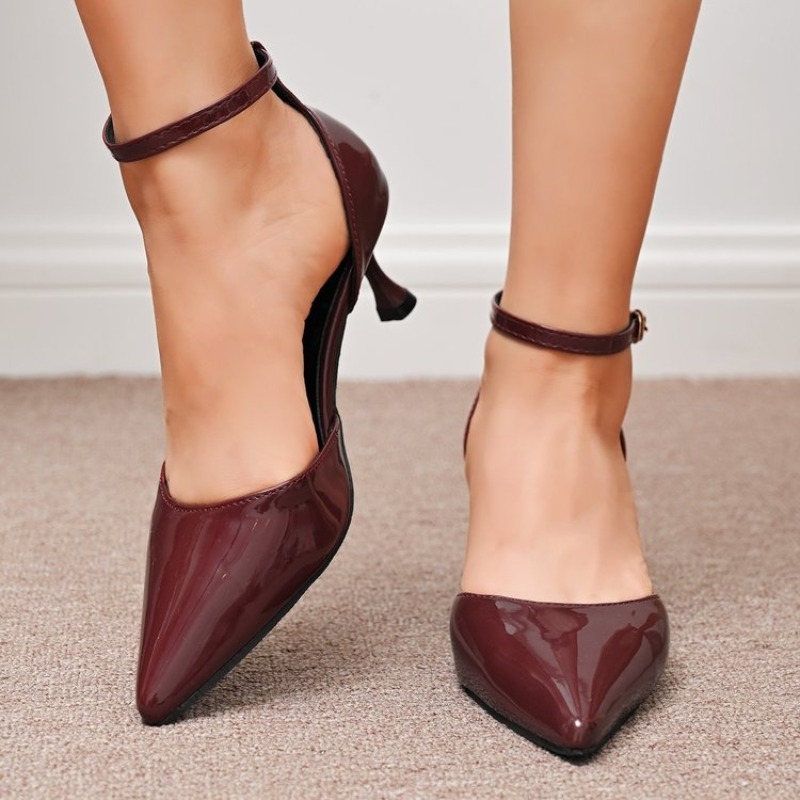 Women'S Shoes Kitten Heels - Sepatu Wanita Model Pumps Ujung Runcing