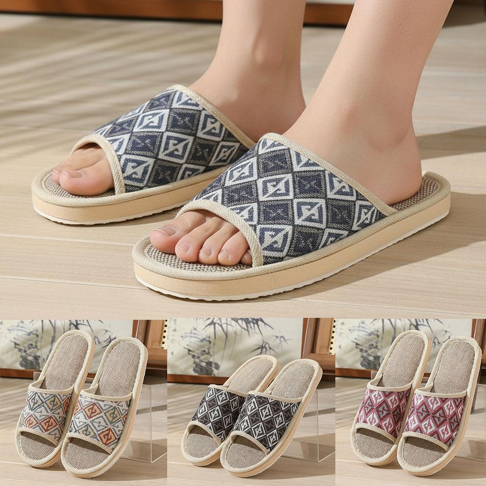 Sendal Rumah Linen Four Season - Jelly Sandal Women ulasan dan harga