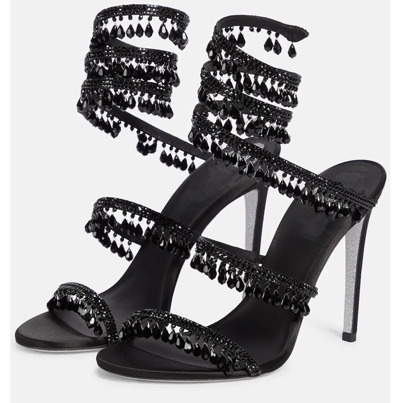 Sandal Stiletto Pinggiran Kris - Peep Toe Heels ulasan dan harga