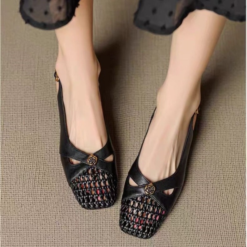 Sandal wanita bergaya Prancis  - Loafer Flat Women ulasan dan harga