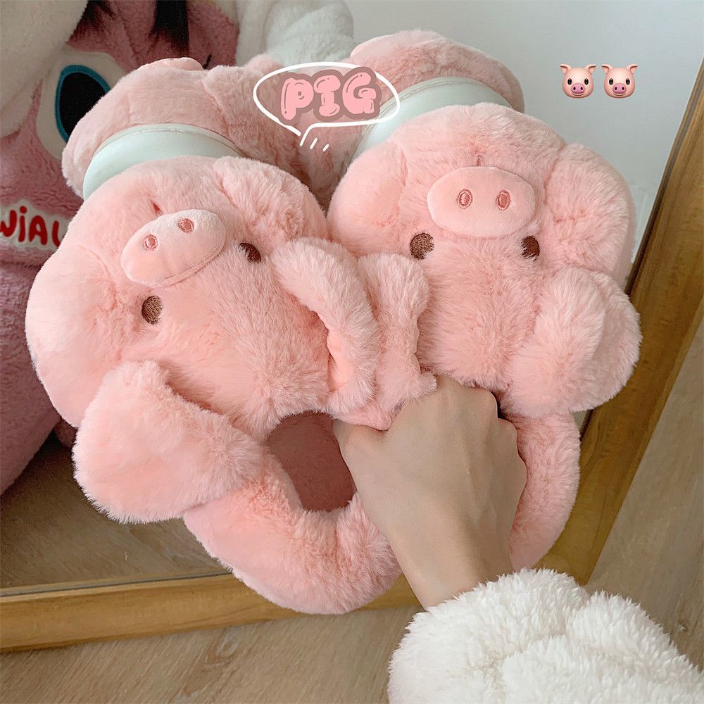 Sandal Babi Berbulu Pink Feerl - Fluffy Fur Slipper ulasan dan harga