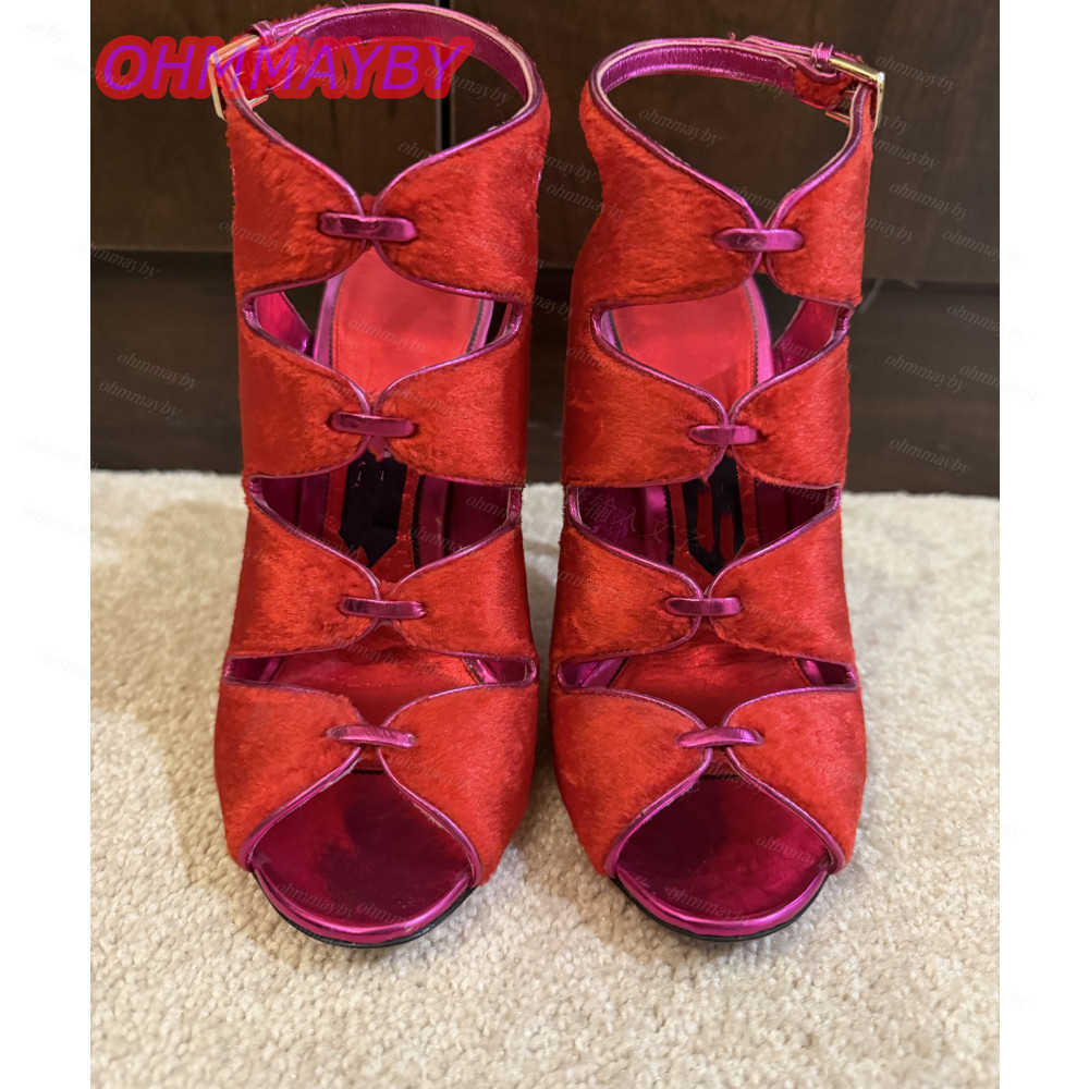 Sandal Wanita Merah Beludru Pe - Kids Shoes Women ulasan dan harga