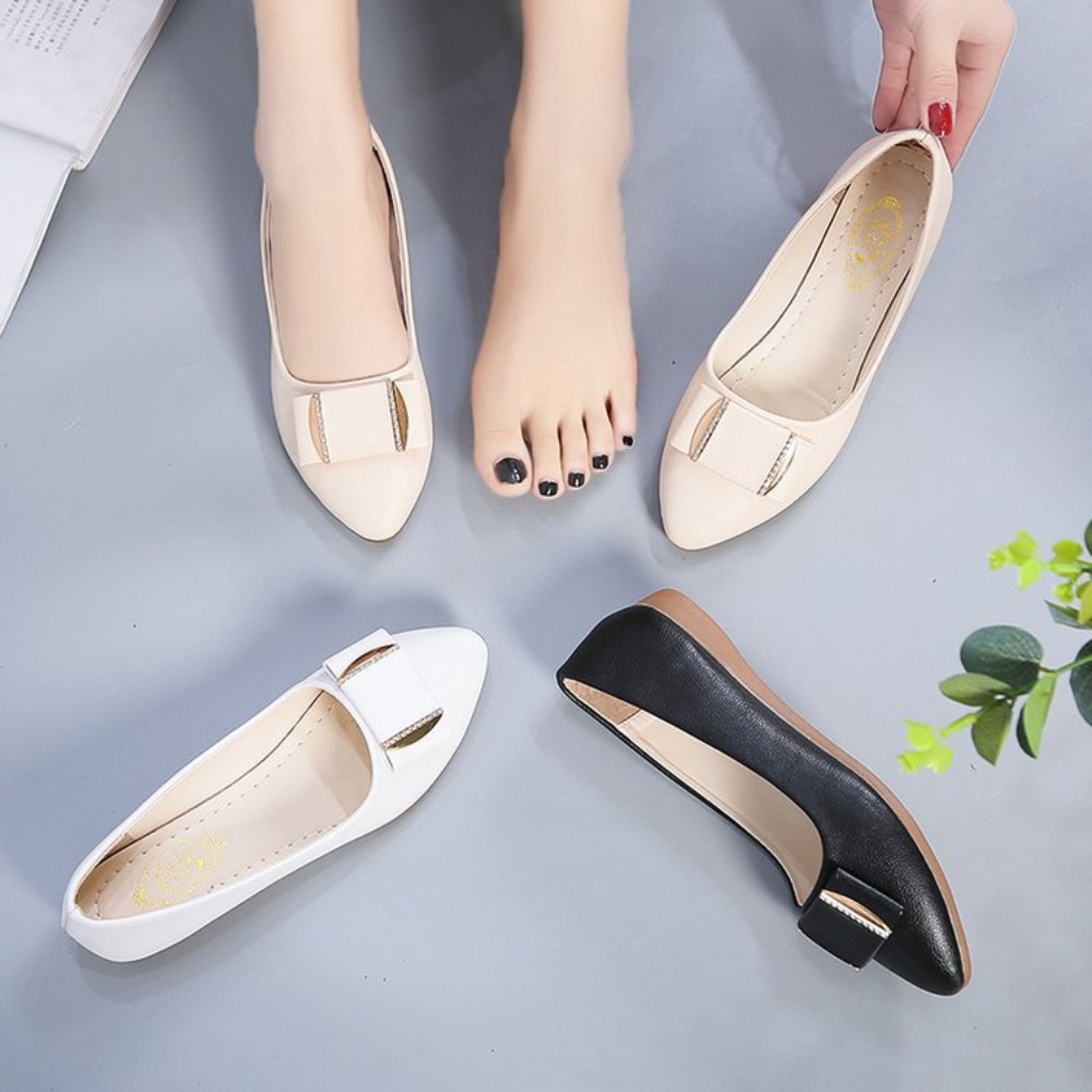 Sepatu Kerja Wanita Kasual Rin - Loafer Flat Women ulasan dan harga
