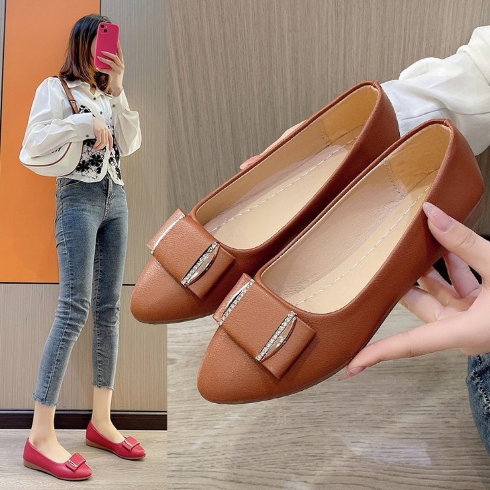 Sepatu Kerja Wanita Kasual Rin - Loafer Flat Women ulasan dan harga