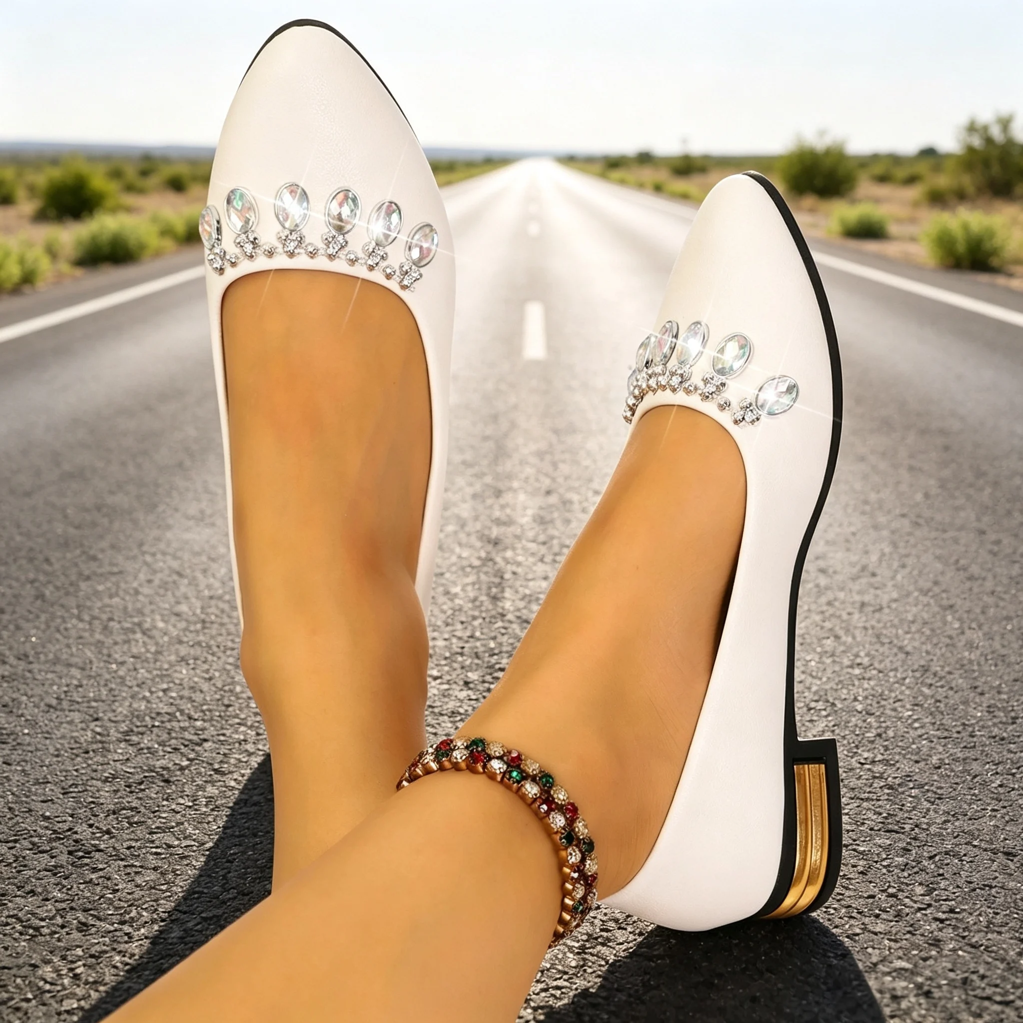 Sepatu Balet Wanita Model Poin - Loafer Flat Women ulasan dan harga