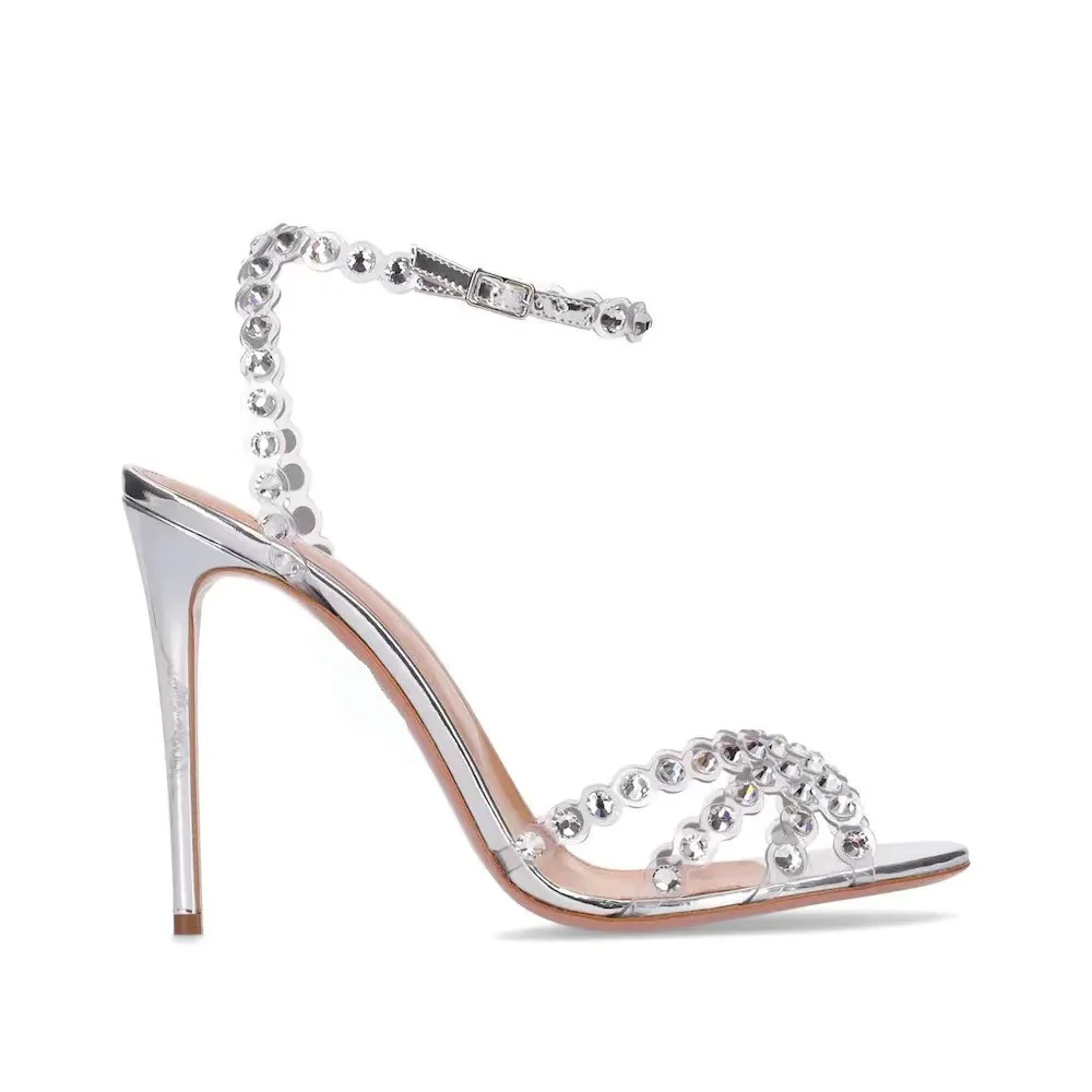Sandal Jelly Diamond Heels Per - Peep Toe Heels ulasan dan harga