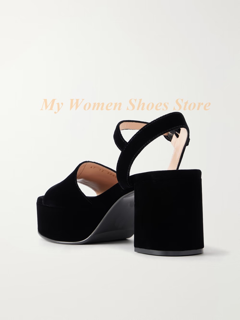 Sandal Platform Suede Hak Teba - Kids Shoes Women ulasan dan harga