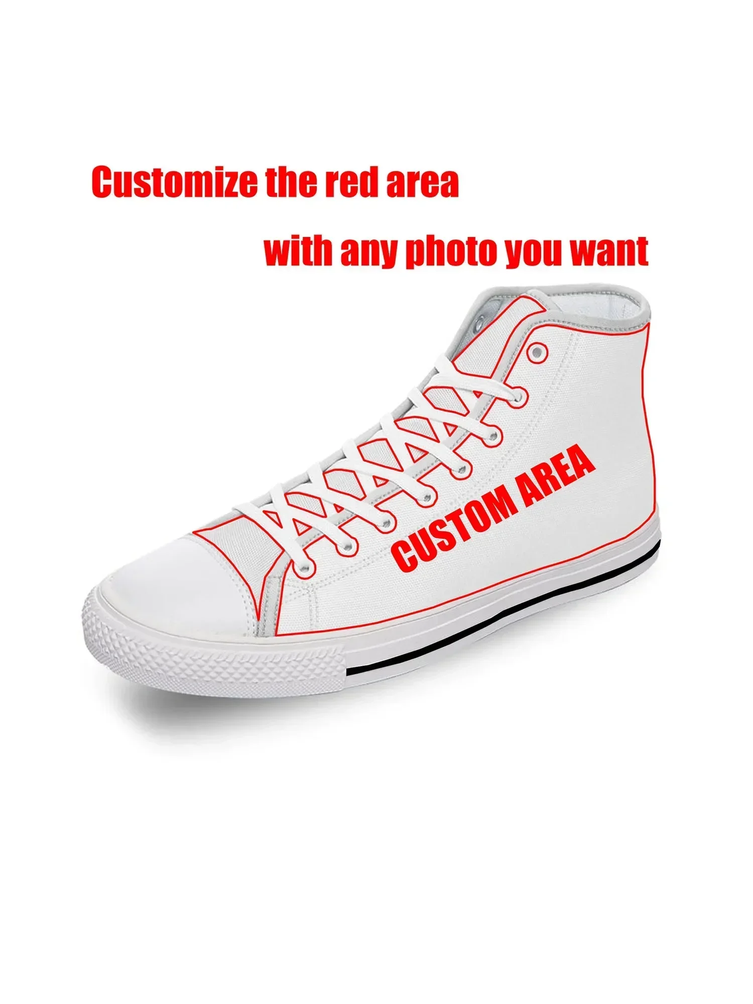 Sepatu Kets High Top Your Name - Women Shoes Name ulasan dan harga