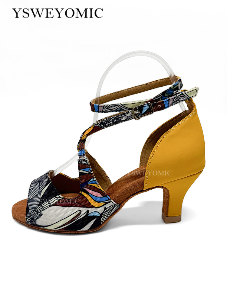 Sepatu Dansa Ballroom Hak Rend - Women Shoes Logo ulasan dan harga