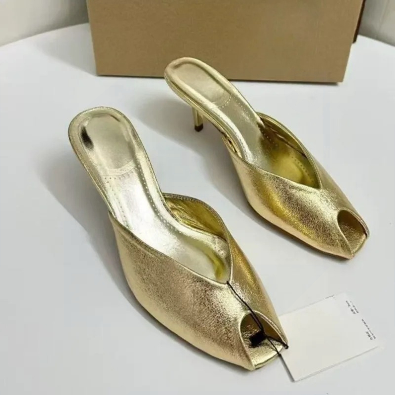 Sepatu Pump Wanita Desainer Em - Peep Toe Heels ulasan dan harga