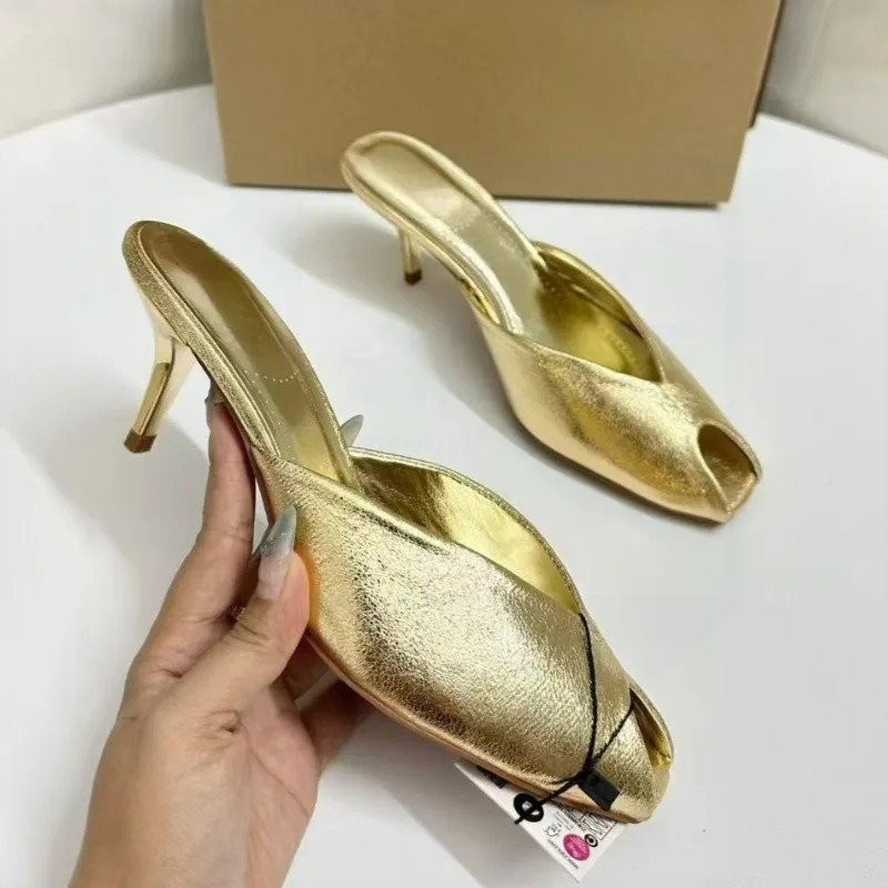 Sepatu Pump Wanita Desainer Em - Peep Toe Heels ulasan dan harga